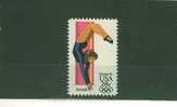 84N0023 Gymnastique Poutre USA 1984 Neuf ** Jeux Olympiques De Los Angeles - Gymnastiek