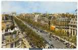 PARIS - L´AVENUE DES CHAMPS-ÉLYSÉES (VUE GÉNÉRALE) - ÉDIT. U.A.T. ROMACOLOR - - Champs-Elysées