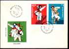 Romania 1977 FDC With Dance,complet Sets. - Dance