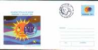Romania 1999 STATIONERY,COVER With SOLAR ECLIPSE,very Rare,E - Astrology