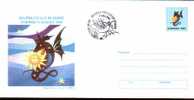 Romania 1999 STATIONERY,COVER With SOLAR ECLIPSE,very Rare,F - Astrology