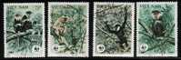VIETNAM 1987 WWF APES SET OF 4 VFU - Other & Unclassified