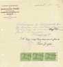 Fiscale  Zegels Op Document , 1925 , Zie Scans Voor Schade, (2de Scan Zijn Zegels Van Document) - Documenten
