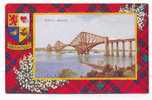 EDINBURGH, SCOTLAND - FORTH BRIDGE - ´´ART COLOUR´´ VALENTINE SERIES - Midlothian/ Edinburgh