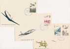 3 Lettres N°55 56 57 58 - Used Stamps