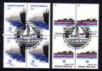 NATIONS UNIS - Bureau De New York - 385/386 Obli Bloc De 4 Cote 7,60 Euros Depart à 10% - Used Stamps