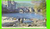 LLANGOLLEN, DENBIGHSHIRE, WHALES - THE RIVER DEE - CANOEING OVER THE RAPIDS - PAYS DE GALLES - - Denbighshire