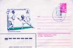 ESCRIME ENTIER POSTAL URSS 1980 JEUX OLYMPIQUES DE MOSCOU - Fencing