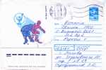 HOCKEY SUR GLACE ENTIER POSTAL URSS 1988 - Hockey (su Ghiaccio)