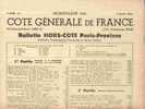 COTE GENERALE DE FRANCE ( RECAPITULATIF 1955 ) TITRES BOURSIERS !! - Banca & Assicurazione