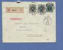 208+279(2) Op Aangetekende Brief Met Cirkelstempel  WEPION Op 20/6/1930 - 1922-1927 Houyoux