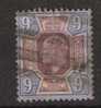 GB , Yvert N° 115 , 9 Pence, Obl .( Edouard VII ) Cote 40 Euros ,TB - Usati