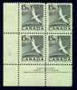 CANADA   Scott #343 VF MINT NH Lower Left PLATE #2 BLOCK CPB-9 - Plate Number & Inscriptions
