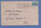 726 Op Brief Met Naamstempel LOBBES - Lettres & Documents