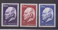 MONACO, Prince RAINIER, Poste Aérienne N° 97/99 Yvert Neufs ** - Luchtpost