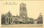 Veurne : Toren Der St. Niklaaskerk En De Groote Markt - Veurne