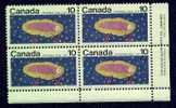 CANADA   Scott # 529 VF MINT NH Lower Right INSCRIPTION BLOCK CPB-17 - Num. Planches & Inscriptions Marge