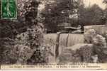 73 CREZY SUR AIX Les Gorges Du Sierroz, La Cascade, Le Bateau à Vapeur, Le Débarcadère Animée 1913 - Gresy Sur Aix