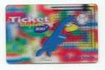 TC Ticket 100F Holographique Footix Theme Football - FT Tickets