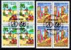 NATIONS UNIS - Bureau De NEW YORK - 510/511 Obli (bloc De 4) Cote 9,60 Euros Depart à 10% - Used Stamps