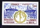 FRANCE 1976 NON DENTELE : Y&T N° 1874 "OFFICIERS DE RESERVE DE L'ARMEE DE MER", NEUF Xx SUPERBE. - Non Classés