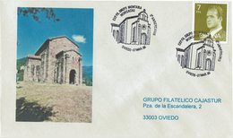 ENVELOPE CANCELLATION GROUPE D'ALPINISME - ÉGLISE MONSACRO 1985 - Bergsteigen