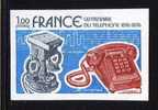 FRANCE 1976 NON DENTELE : Y&T N° 1905 "CENTENAIRE DE LA PREMIERE LIAISON TELEPHONIQUE", NEUF Xx SUPERBE. - Sin Clasificación