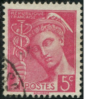 Pays : 189,03 (France : 3e République)  Yvert Et Tellier N° :  406 (o) - 1938-42 Mercurio