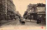 93 NOISY LE SEC Rue De La Forge, Animée, Tramway, Commerces, Pub Chaussures Incroyables Paris à Valence, Ed FF 1, 190? - Noisy Le Sec