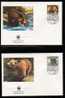 WWF 0059 1988 YUGOSLAVIA BROWN BEAR SET OF 4 FDCS - Autres & Non Classés