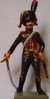 FIGURINE STARLUX SOLDAT EMPIRE EN PLOMB: CHASSEUR DE LA GARDE - Starlux