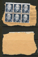 U.S.A.   Eisenhower BOOKLET PANE MISPRINT USED ON PIECE (CONDITION AS PER SCAN) (WW-1-37) - Varietà, Errori & Curiosità