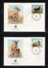 WWF 0074 1988 CHAD SHEEP SET OF 4 FDCS - Altri & Non Classificati