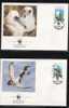 WWF 0098 1990 CHRISTMAS ISLAND ABBOTT'S BOOBY SET OF 4 FDCS - Sonstige & Ohne Zuordnung