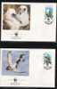 WWF 0098 1990 CHRISTMAS ISLAND ABBOTT'S BOOBY SET OF 4 FDCS - Otros & Sin Clasificación