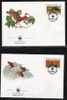 WWF 0101 1990 TRINIDAD & TOBAGO SCARLET IBIS SET OF 4 FDCS - Otros & Sin Clasificación