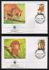 WWF 0218B 1997 CONGO GOLDEN POTTO SET OF 4 FDCS Animals - Altri & Non Classificati