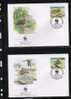 WWF 0219 1997 MARSHALL ISLANDS CURLEW SET OF 4 FDCS Birds - Other & Unclassified