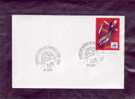 FRANCE  Cachet  1er Jour   Coupe Du Monde Lyon  Cup 1998   Football  Soccer Fussball - 1998 – Frankrijk