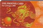 Singapore -  Prepaid - Chinese Zodiac - Year Of Dragon 2000 - Singapour