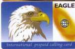Animals - Fauna - Birds - EAGLE Bird International Prepaid Card - Aigles & Rapaces Diurnes