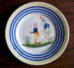 QUIMPER - Vieille Assiette - Oud Bord - Old Plate - AS 1558 - Quimper/Henriot (FRA)