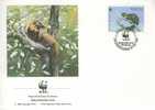 W0868 Martre Des Pins Martes Martes Irlande 1992 Premier Jour FDC WWF - Other & Unclassified