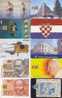 CROATIA *  KROATIE  10 TELECARTES  (2) PHONECARDS * TELEFONKARTEN - Croazia