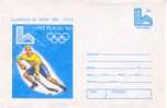 HOCKEY SUR GLACE ROUMANIE  ENTIER POSTAL 1980 JEUX OLYMPIQUES  DE LAKE PLACID - Inverno1980: Lake Placid