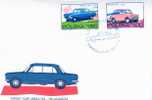 AUTOMOBILE 1973 FDC POLOGNE 3 FDC SERIE COMPLETE - Cars