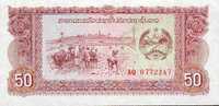 LAOS-50 KIP-UNC  1979 Y - Laos