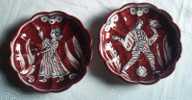 Deruta Figurina Fondo Rosso - Assiettes - Borden - Wall Plates - AS731 - Deruta (ITA)