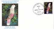 FDC  PTILOPE DE GREY, Oiseau De Nouvelle-Calédonie  1982 - Columbiformes