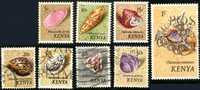 Kenya (Scott 36/45) 8 Timbres/stamps - Kenia (1963-...)